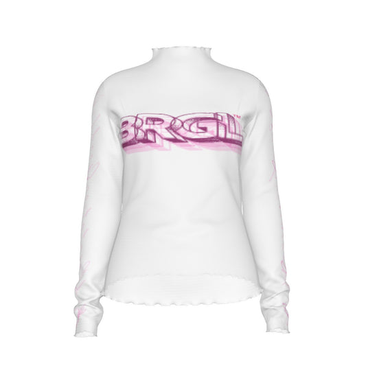 BRGL pink transparent Women's Mesh shirt