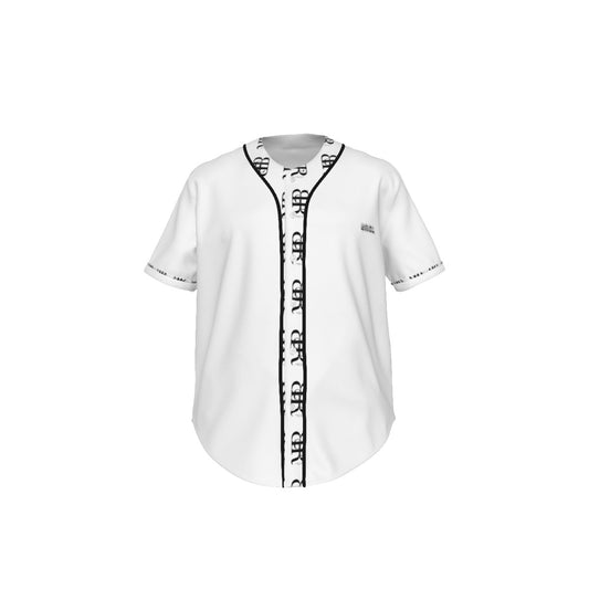 All-Over Print Men's Short Sleeve Baseball Jersey With Pinstripes