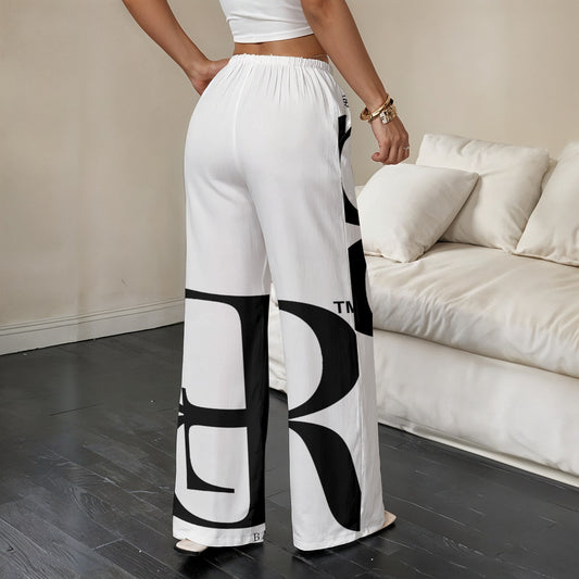 All-Over Print Women’s Straight-Leg Casual Pants