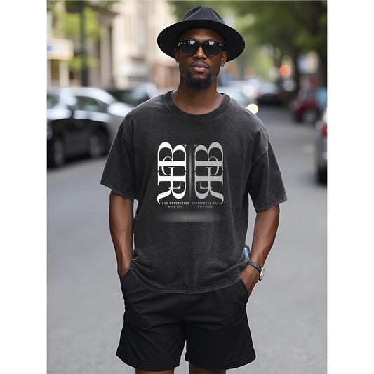 Unisex Heavyweight T-shirt For The USA| 230GSM Front  DTG